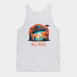 I believe UFO and aliens are here Tank Top